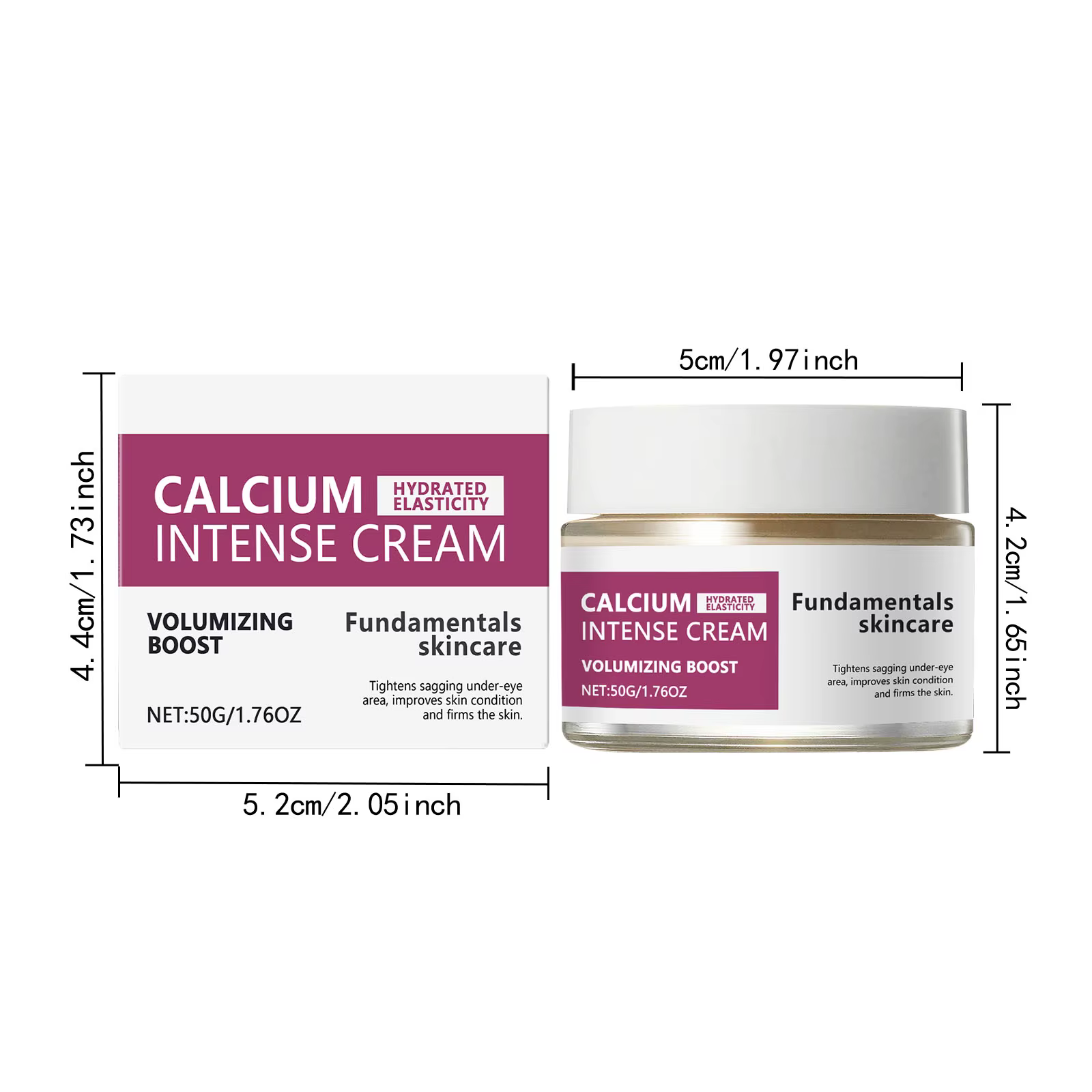 Crème intense au calcium pour raffermir la peau