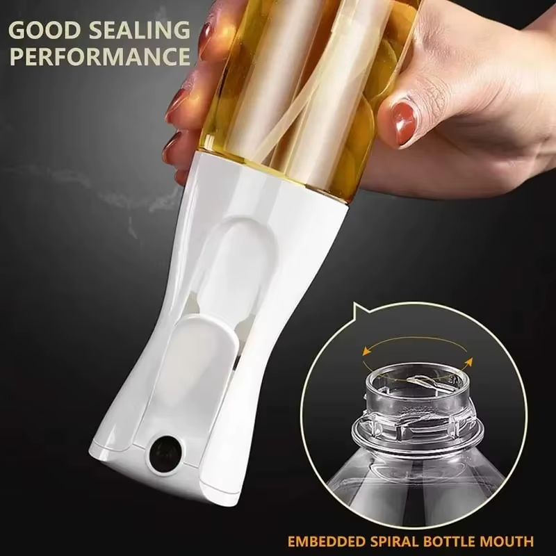 Pulvérisateur d'huile pour cuisine, bouteille atomiseur d'huile comestible, accessoires de cuisine, réservoir d'huile atomisée pour friteuse à air chaud