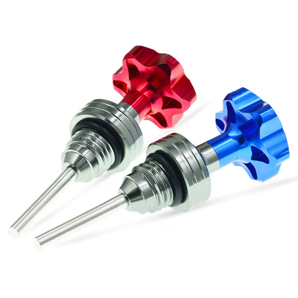 Jauge de niveau d'huile moteur et bouchon de réservoir de carburant pour moto, ATV, Go Kart, Dirt Bike 110cc 126cc - Outil d'entretien moto