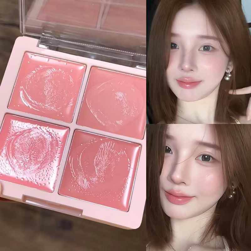 4 couleurs Blush crème naturel nu maquillage éclaircissant eau lumière pêche