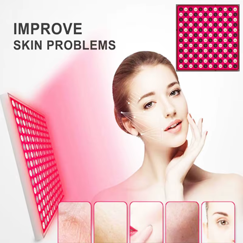 LED panneau rouge lumière visage anti-âge soins de la peau beauté 144