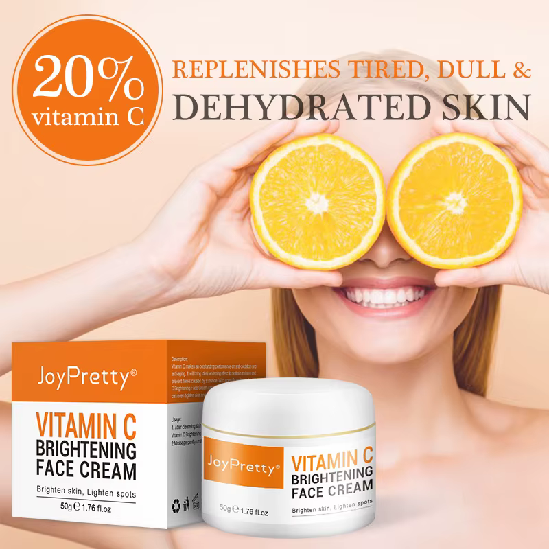 Crème éclaircissante pour le visage à la vitamine C