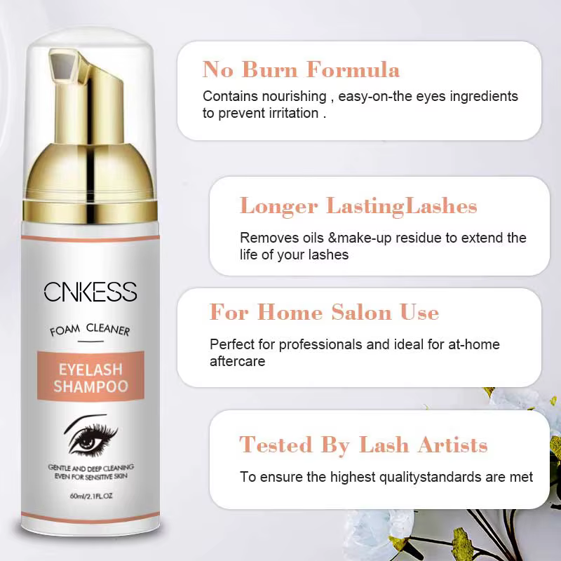 Shampoing mousse super concentré pour cils