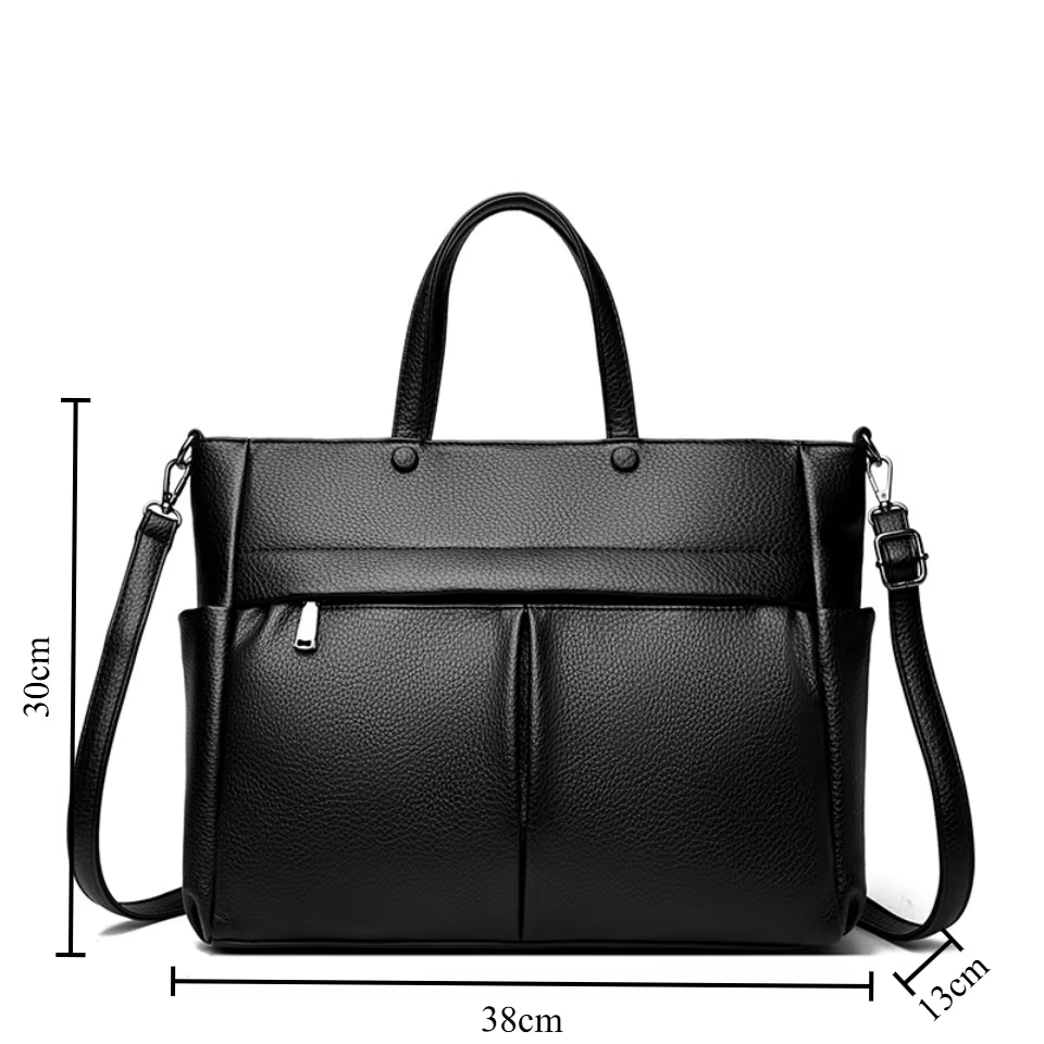 Sac à main pour ordinateur portable 14 pouces, sac à main pour femme de qualité supérieure, sac à bandoulière pour femme, adapté aux magazines et carnets A4