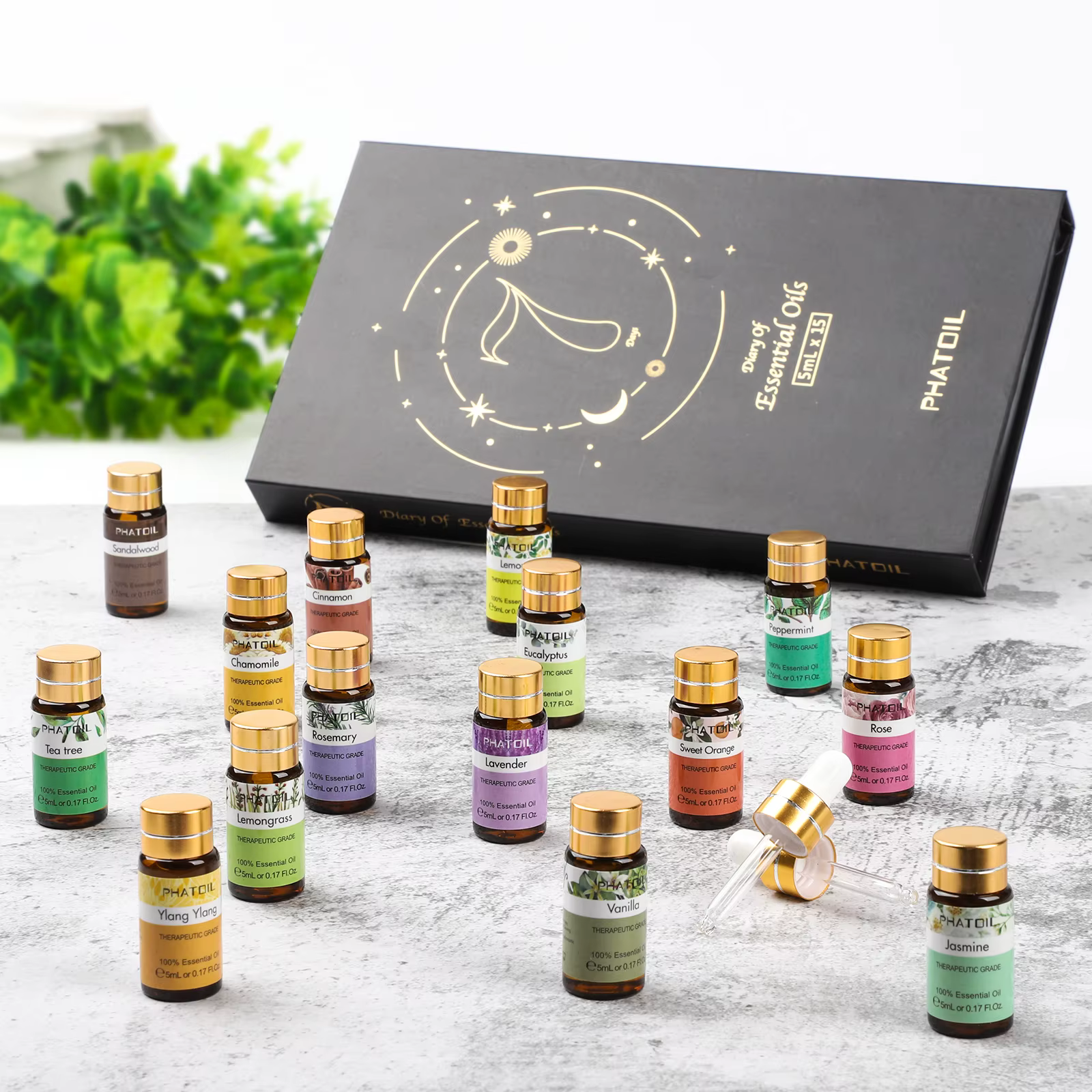 Huiles essentielles pures 15 pièces