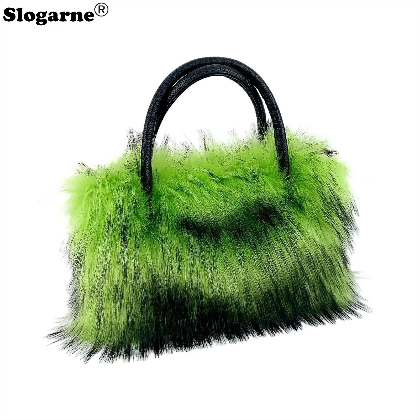 Femmes fourrure de renard sac à main dames hiver doux moelleux grande capacité sac fourre-tout de luxe nouveau Design fourrure de raton laveur sacs à bandoulière sacs à dos