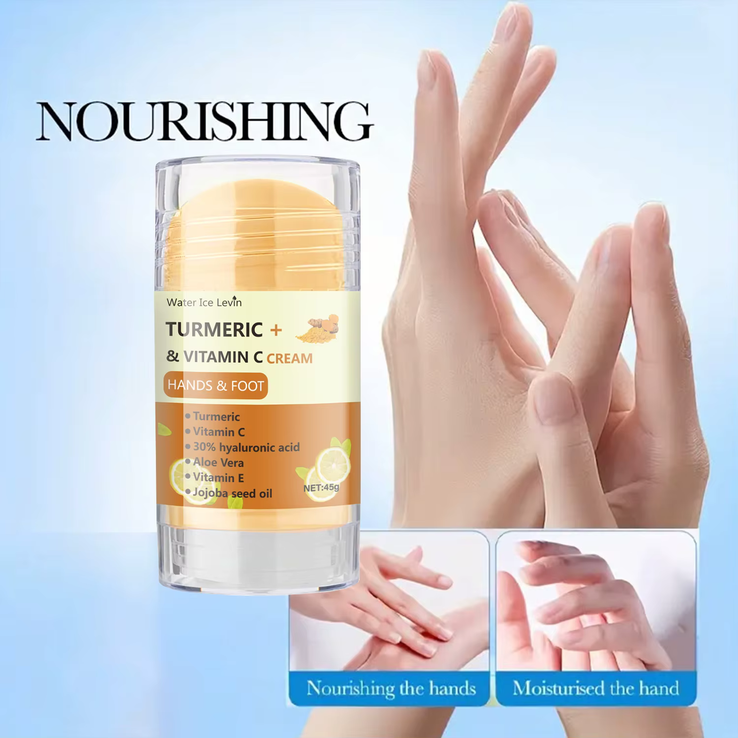 Crème Mains et Pieds au Curcuma et Vitamine C