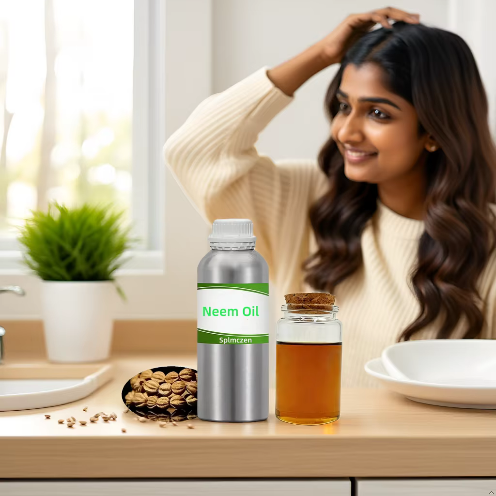 Huile de Neem à parfum végétal naturel et doux pour le bain