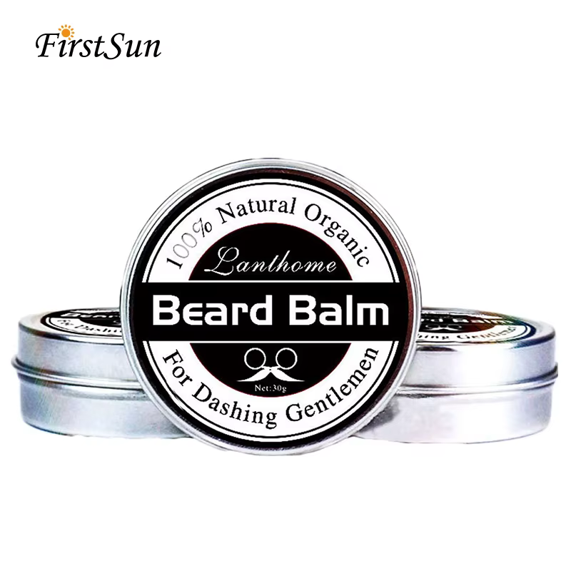 Baume à barbe naturel cire huile de croissance