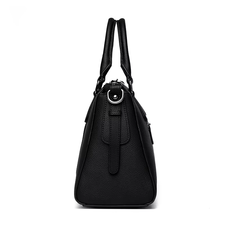 Sac pour femmes en cuir véritable, sac à bandoulière tendance et polyvalent, sac à main à bandoulière de grande capacité pour les déplacements domicile-travail