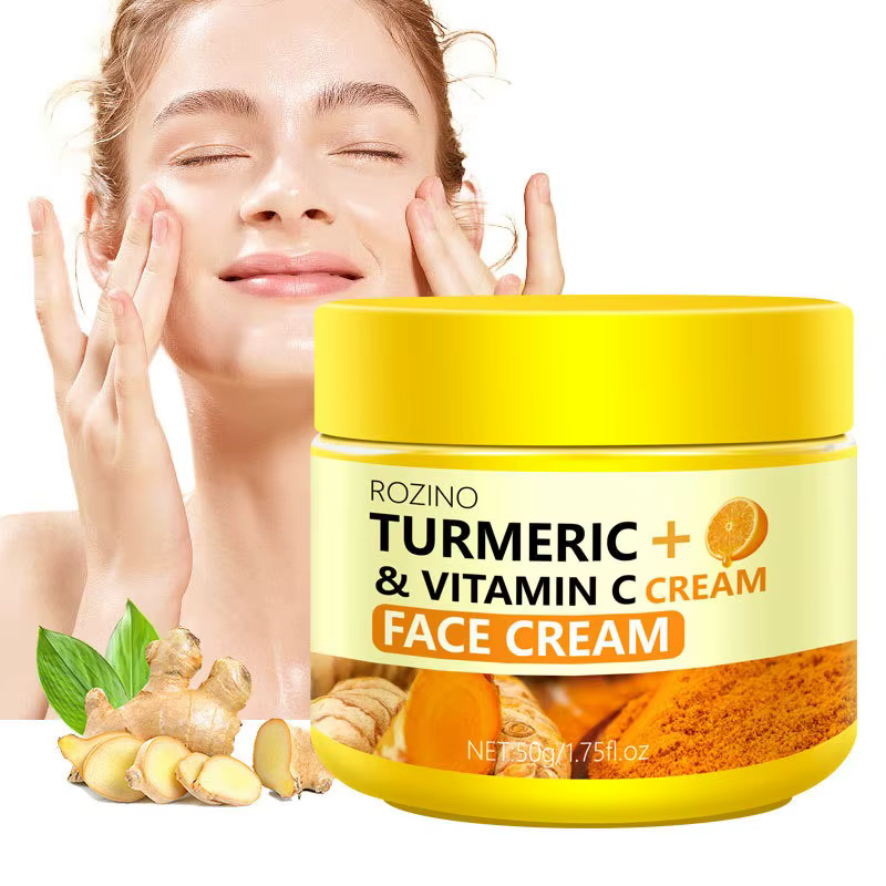 Crème au curcuma et à la vitamine C
