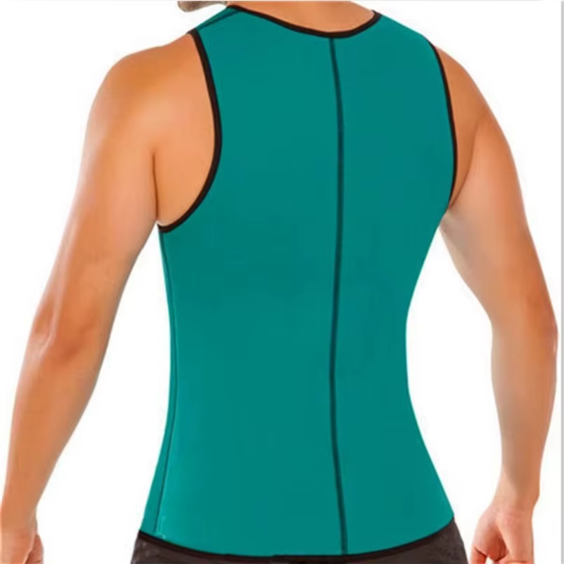 Minceur hommes ventre plat gaine Sauna débardeur gilet sueur graisse brûlant corps Shaper perte de poids ventre contrôle taille formateur chemise