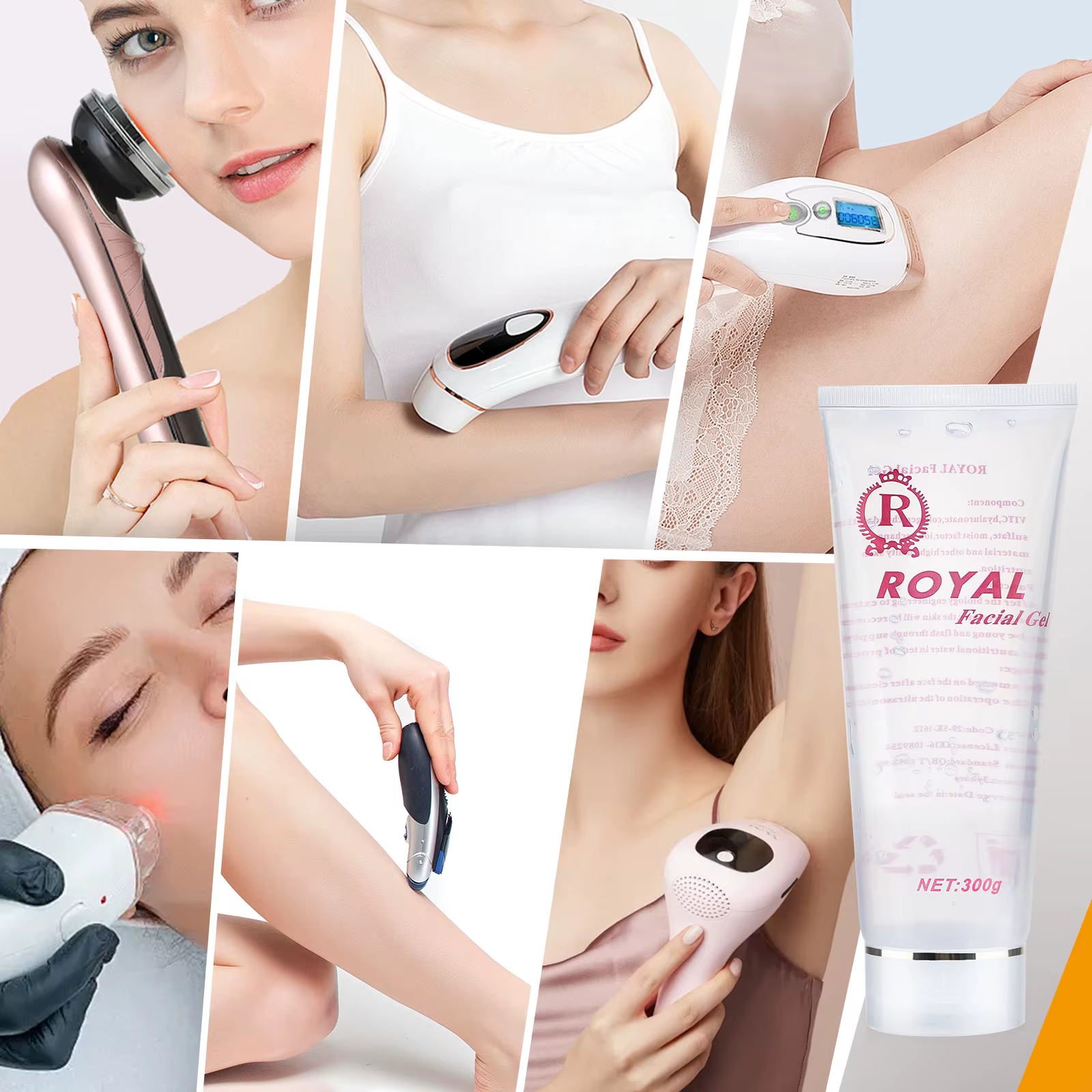 Gel de massage à ultrasons RF & EMS