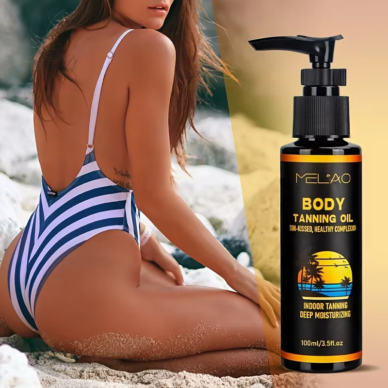 L'intensificateur de bronzage à l'huile