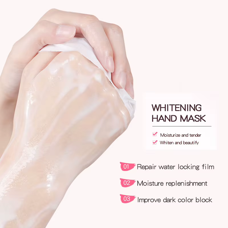 Masque pour les mains nourrissant au lait de chèvre