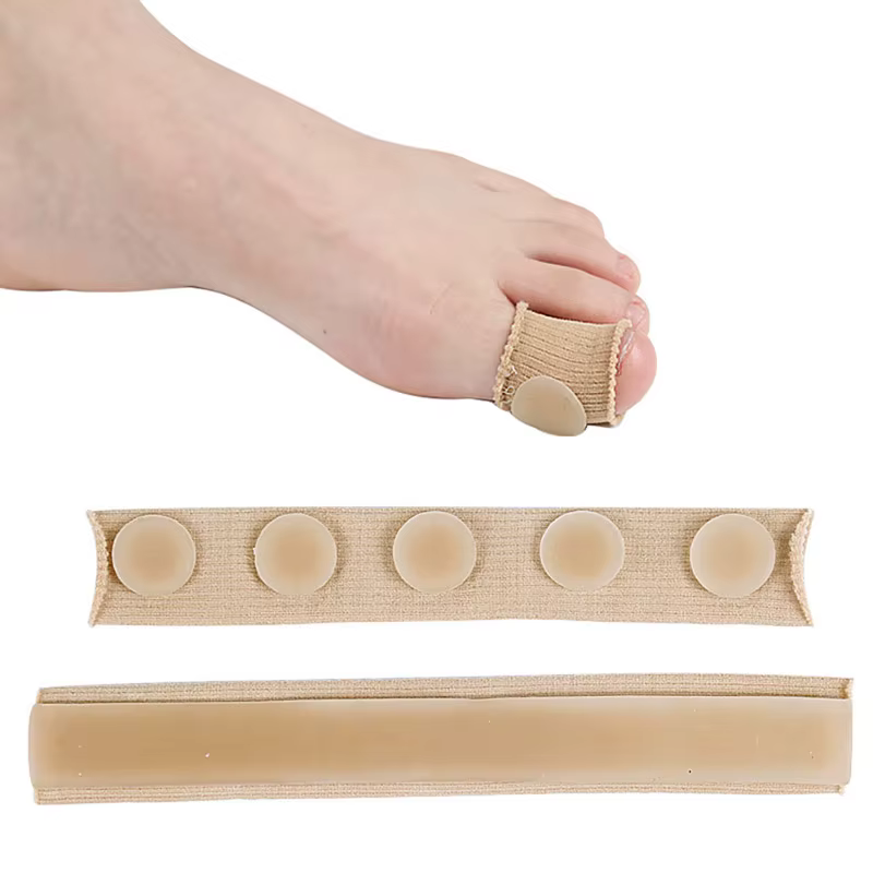 Tubes de séparation de protection des doigts et des orteils en tissu