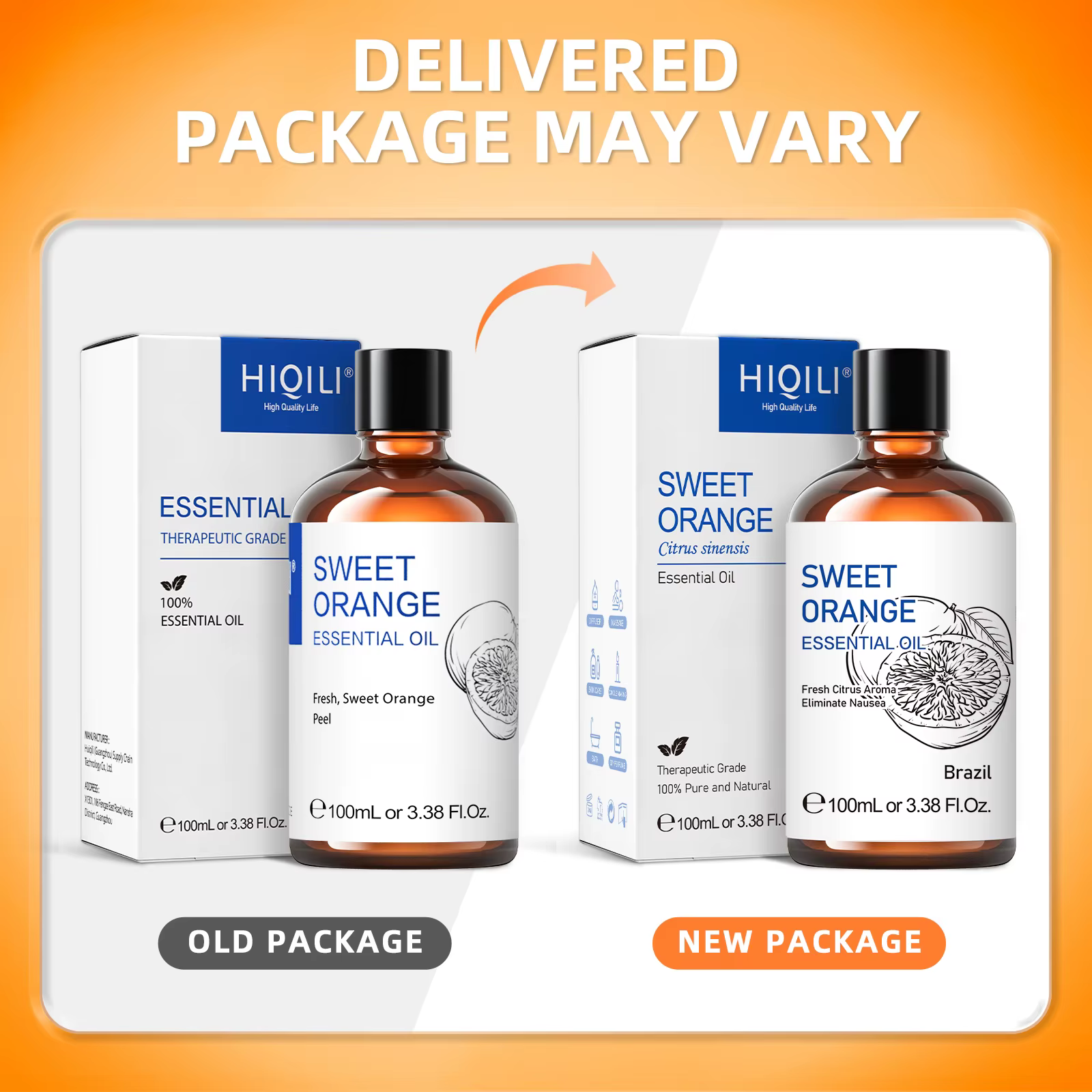 Château essentiel à l'orange douce