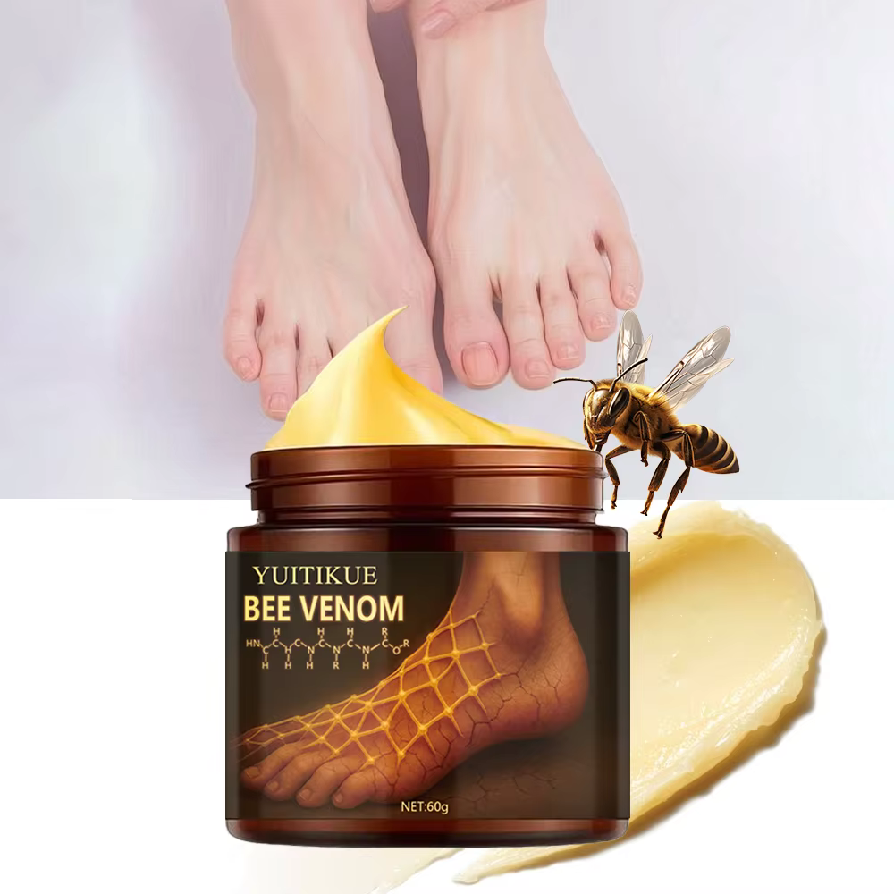 Crème pour les pieds au venin d'abeille