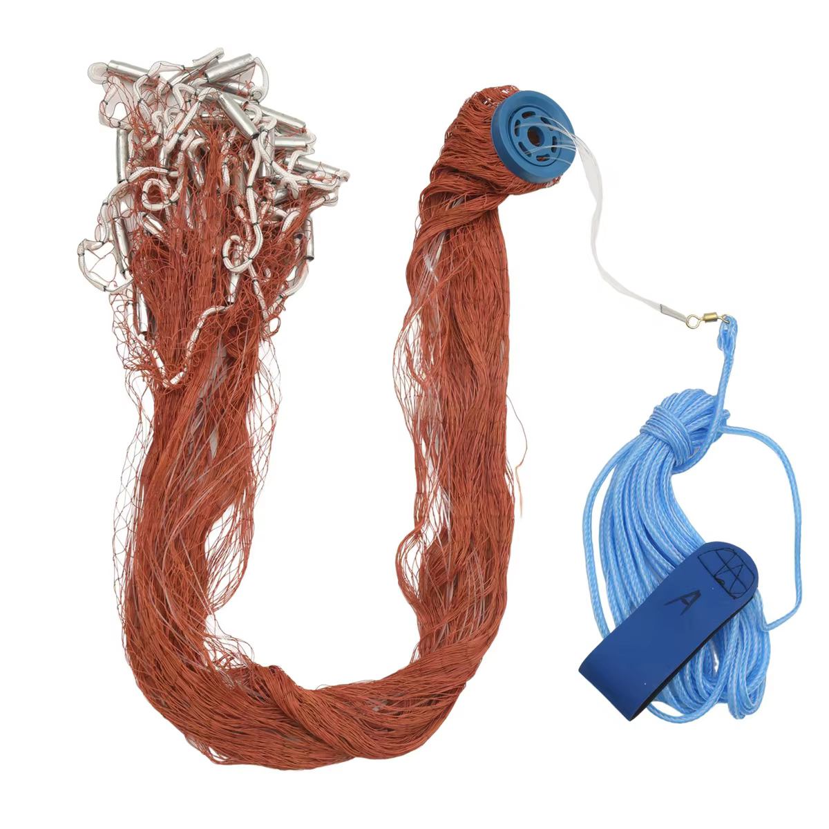 ABHTOutdoor loisirs main lancer filet de pêche américain main lancer filet poisson crevettes filet de pêche