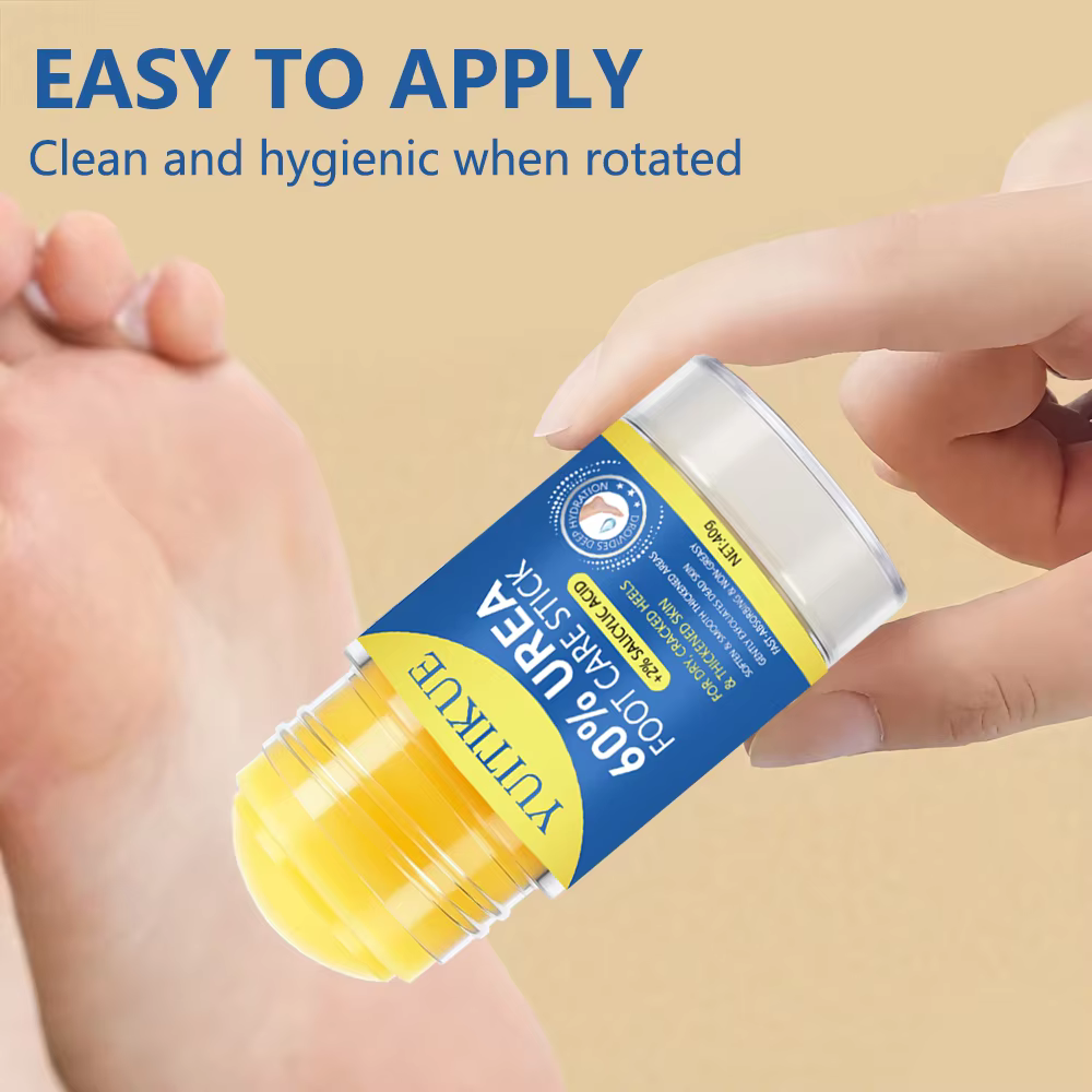 Combo de crème d'urée et de baume pour les pieds parfumé à la pêche au 60% – Réparation puissante pour les talons