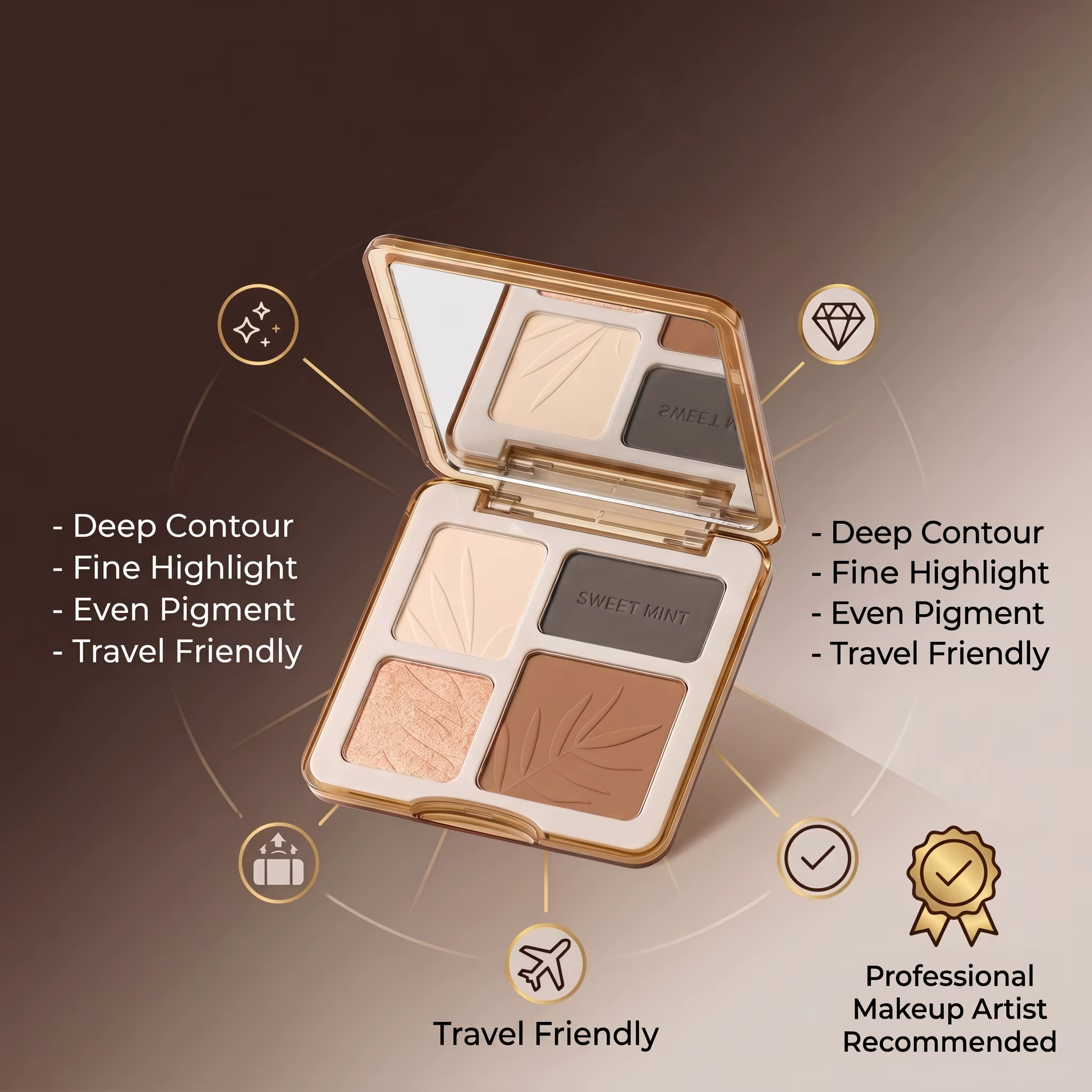 Palette de contour 4 couleurs Sweetmint