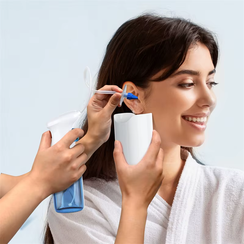 Kit de suppression de cérumen, nettoyeur d'oreille manuel, nettoyeur à eau, système de rinçage pour l'd'argile des oreilles, kit de livres d'oreille, soins de santé