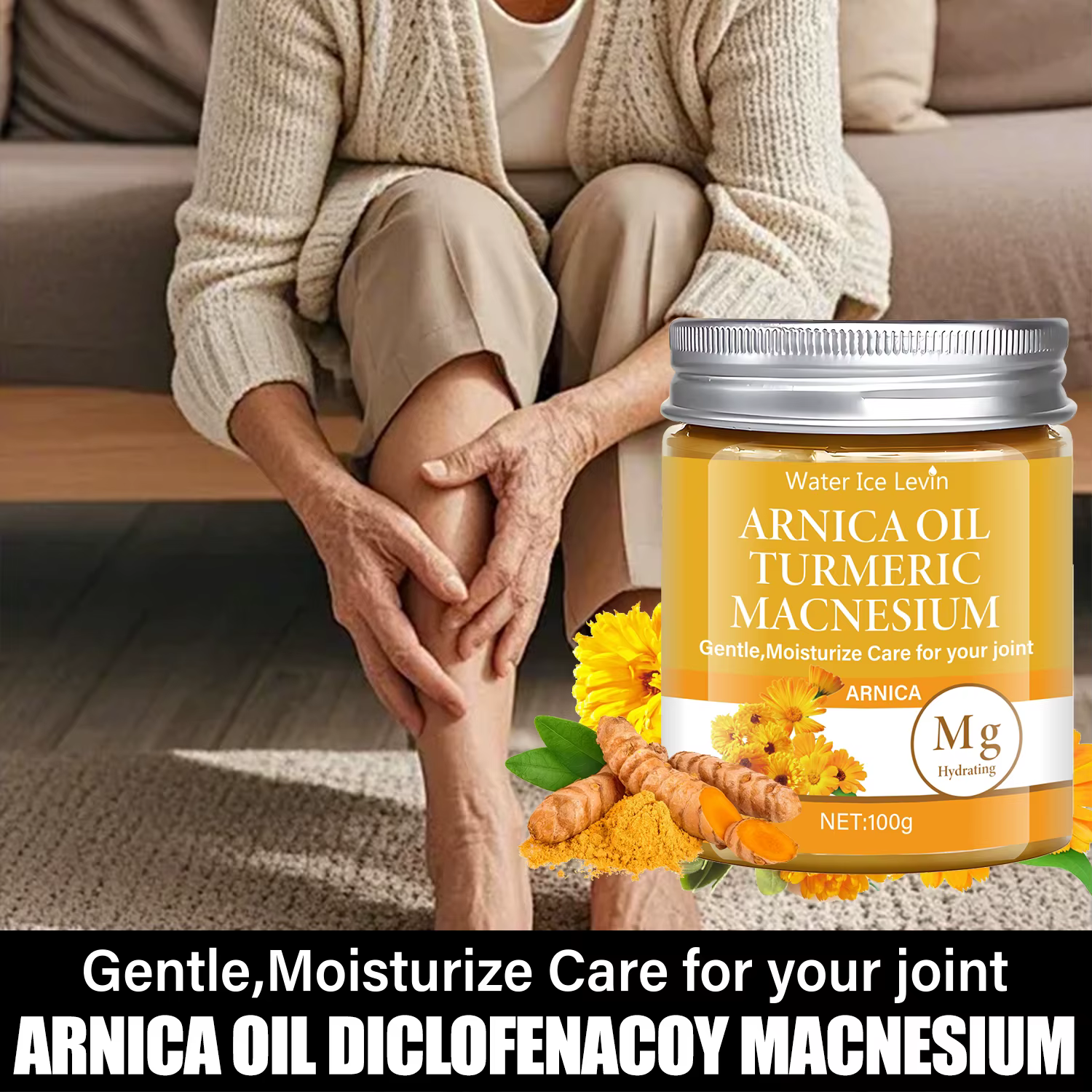 Baume Articulaire Doux à l'Arnica et Magnésium | Hydratation Apaisante pour le Confort Hivernal