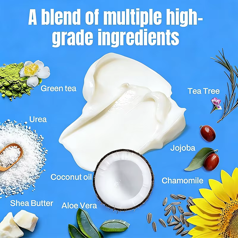 Crème pour les mains et les pieds à l'urée et à l'acide salicylique - Formule naturelle
