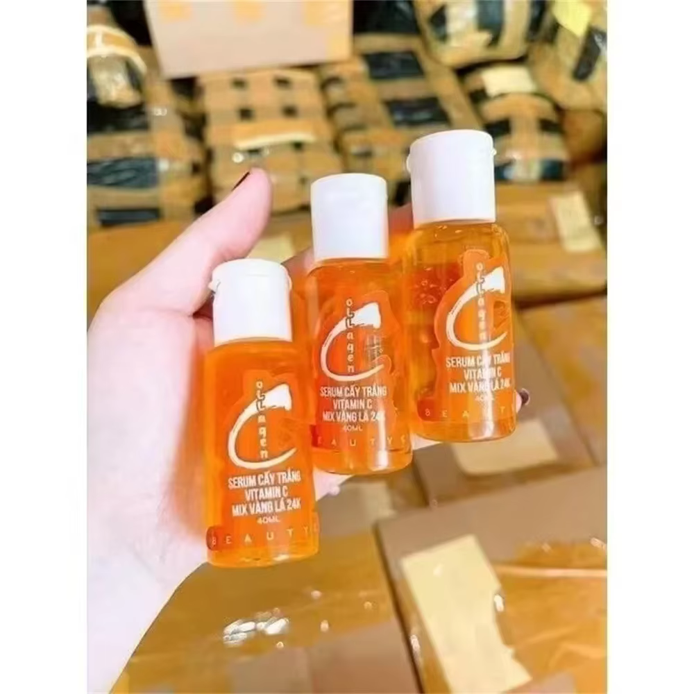 Sérum Corporel, Sérum à la Vitamine C pour Éclaircir la Peau
