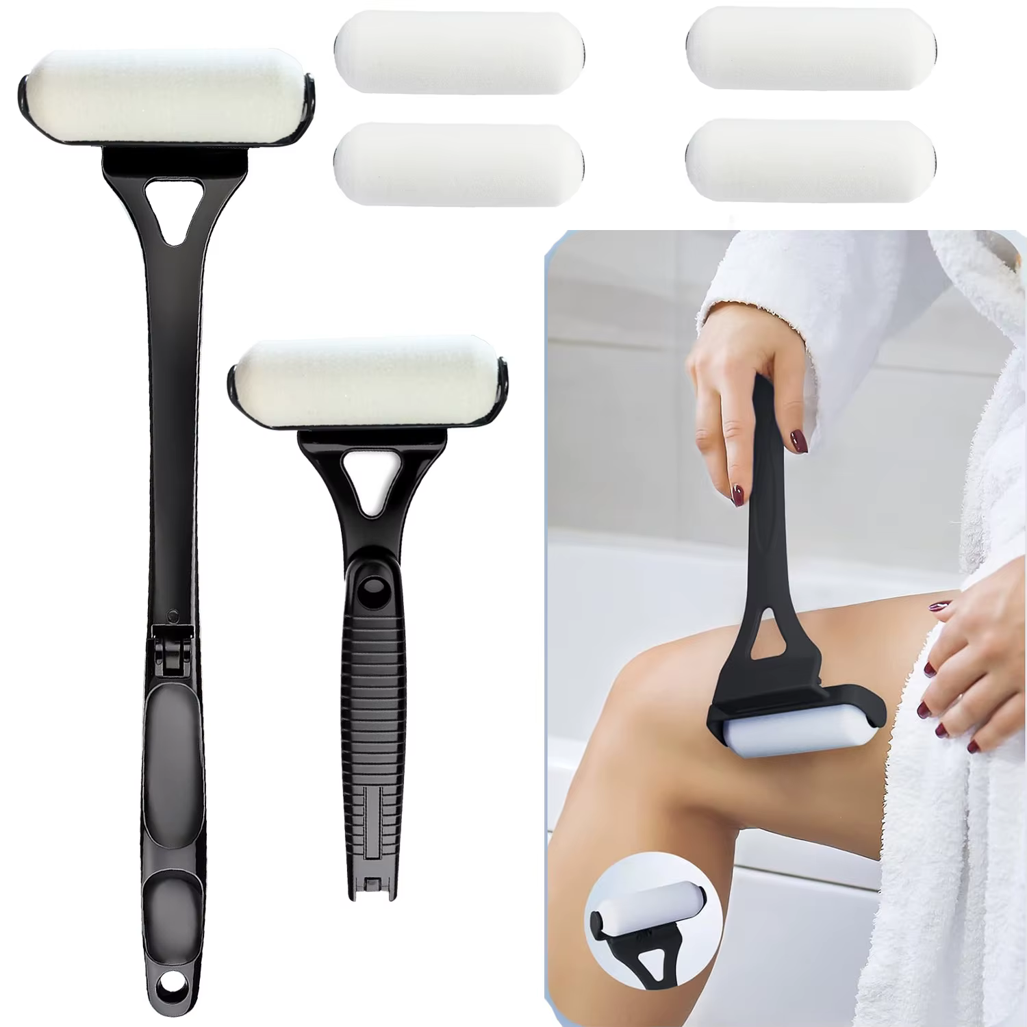 Applicateur de Lotion auto-protecteur solaire bronzant dos
