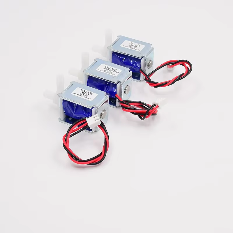 Micro-électrovanne électrique, vanne d'air et d'eau, DC 6V, 12V, 24V, contrôle normalement fermé N/C