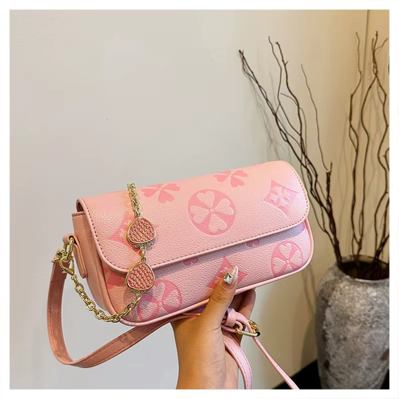 Sac à main imprimé haut de gamme 2024, nouveau sac pour femme, sac bandoulière polyvalent, sac à main tendance et à la mode