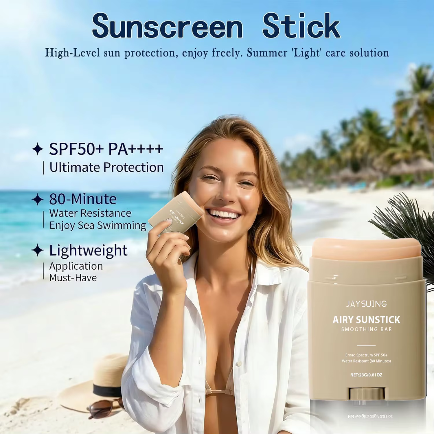 Stick solaire SPF50+ à large spectre
