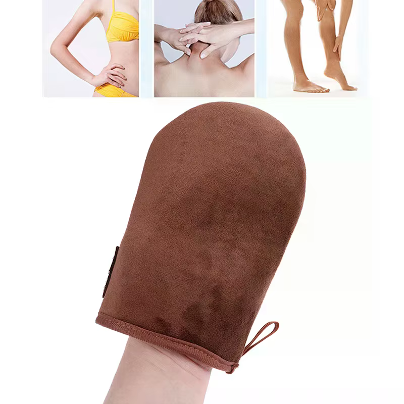 Applicateur de gants auto-bronzants réutilisables pour le corps