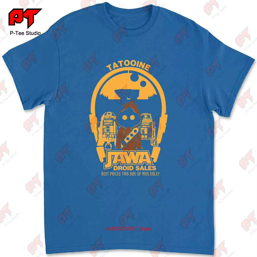 T-shirt humoristique du film hypothécaire ooine Droid, Jawa, FME7