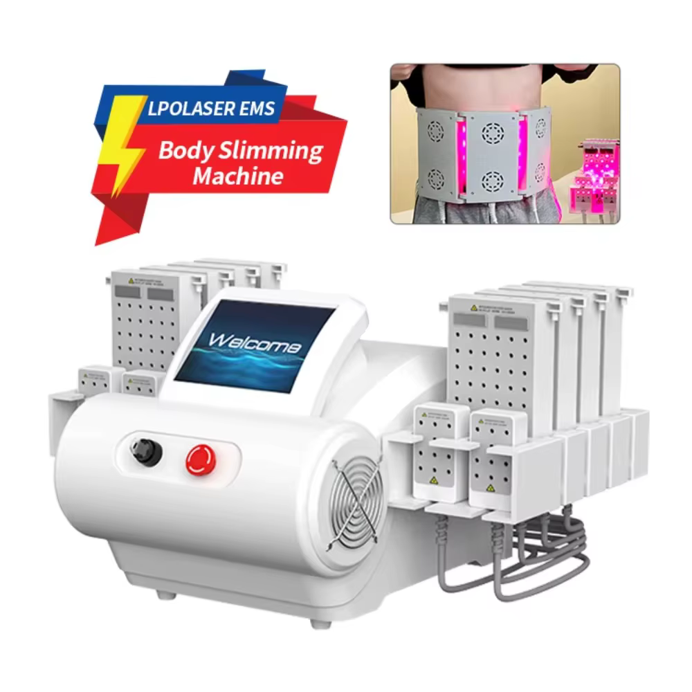 Technologie Lipolaser 6D combinée à l'EMS pour un remodelage corporel non invasif et une réduction de la cellulite