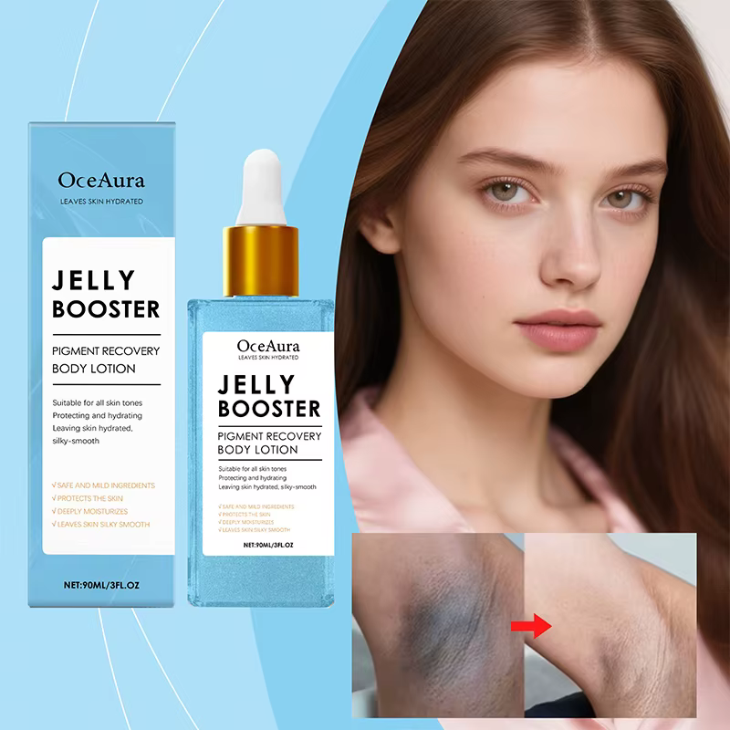 Lotion pour le corps de récupération de pigments de Booster de gelée