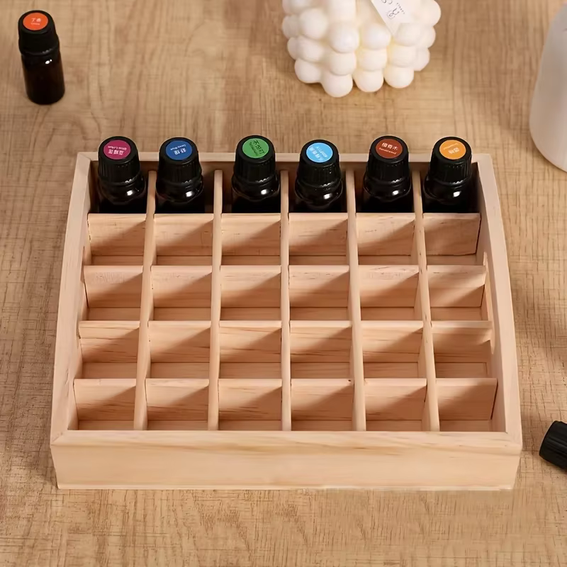 Boîte de stockage d'huiles essentielles