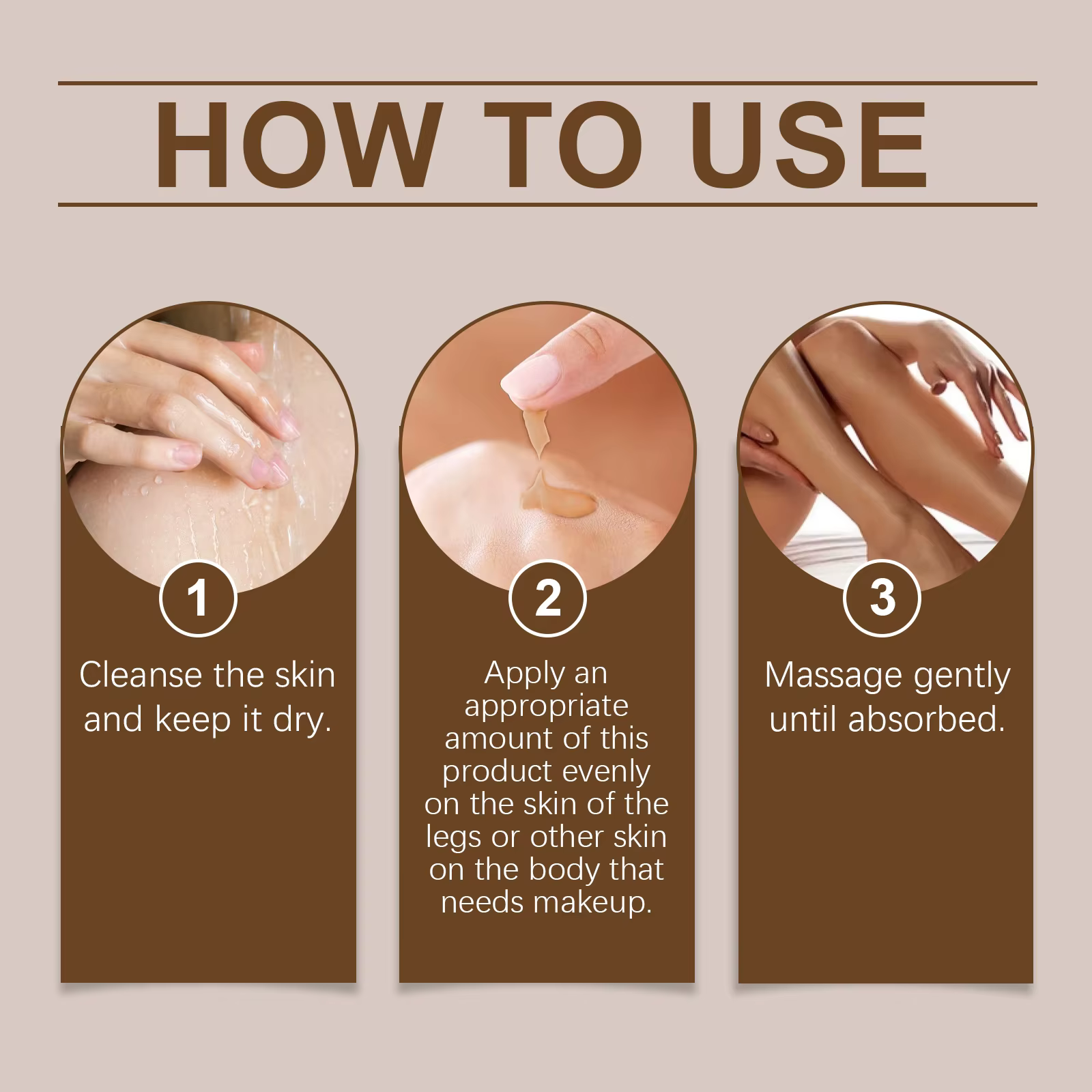 Crème de Teint Bronzante Instantanée Effet Soleil avec Acide Hyaluronique