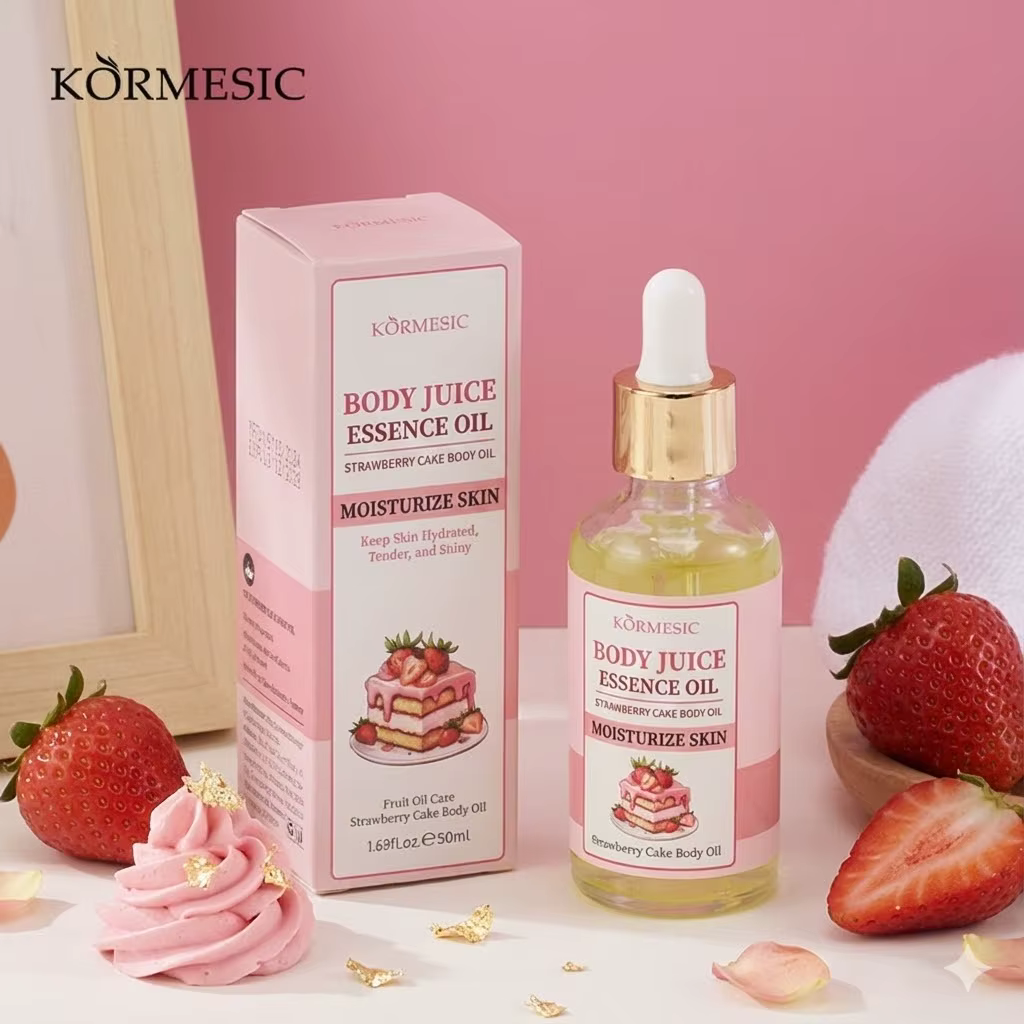 KORMESIC Huile corporelle gâteau aux fraises - Hydratant