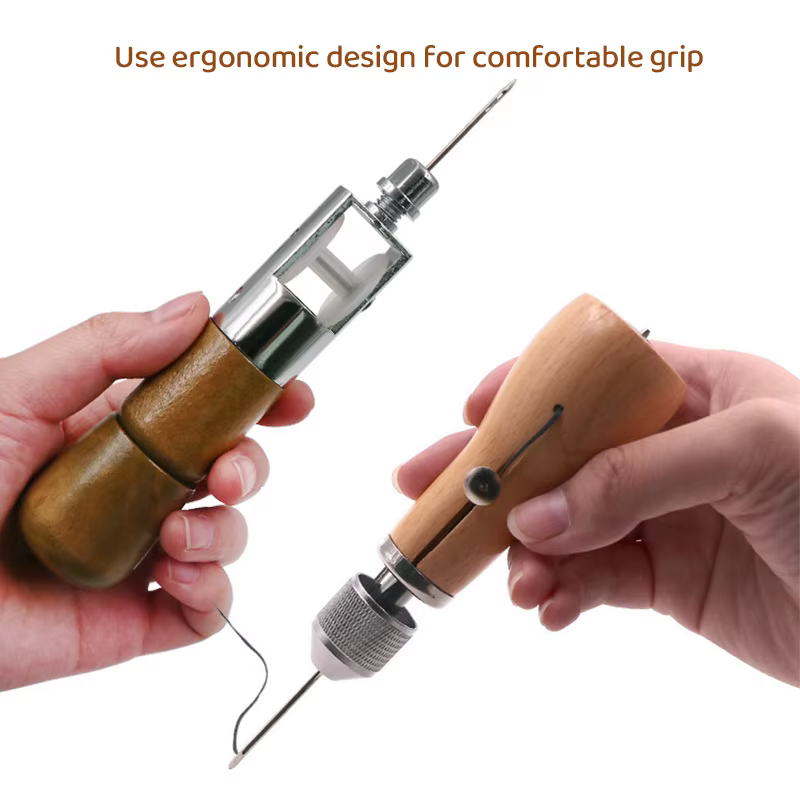 8 pièces/ensemble bricolage fil à coudre en cuir outils de couture à la main artisanat du cuir bord couture bandes de ceinture cordonnier toile outils de réparation