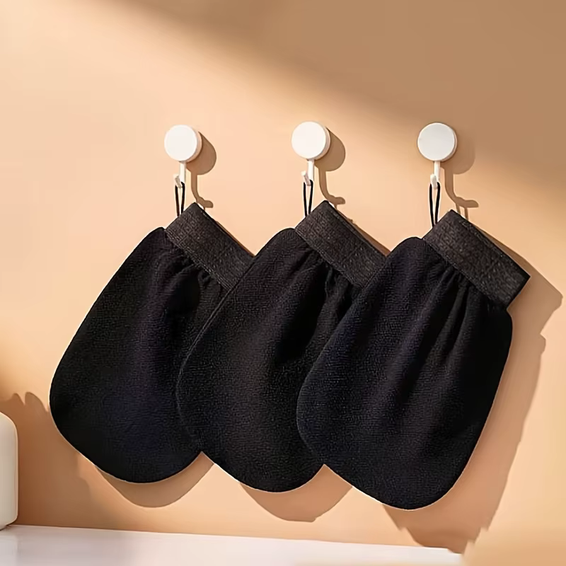 Gants de gommage de douche
