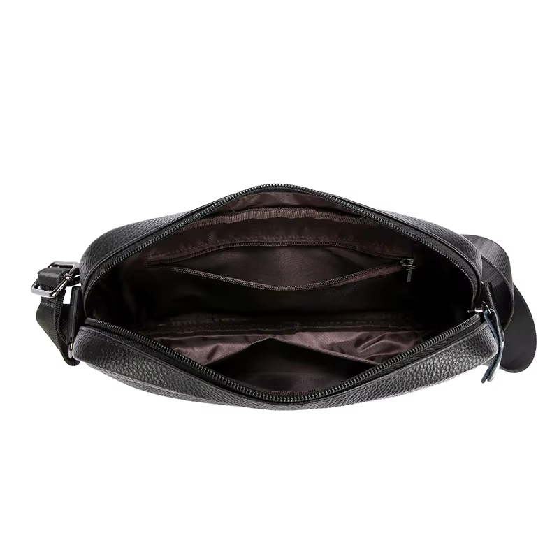 Sac à main en cuir de vache pour hommes, petit sac à bandoulière en cuir véritable de haute qualité, pochette de jour décontractée pour hommes, sac pour téléphone