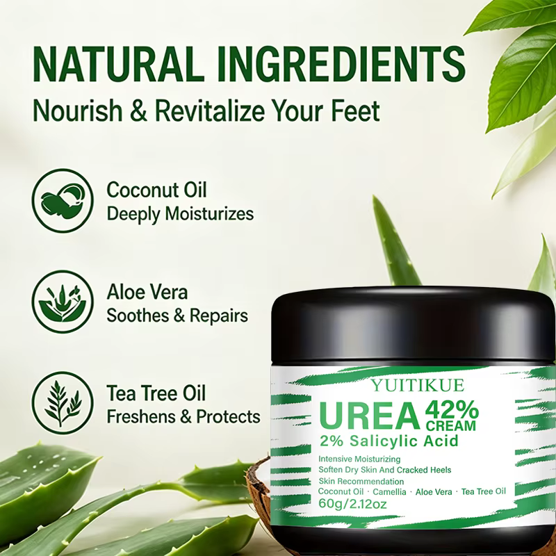 Crème pour les pieds YUITIKUE à 42% d'urée