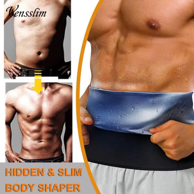 Hommes minceur corps Shaper Sauna sueur ceinture taille formateur Corsets ventre bande Sport
