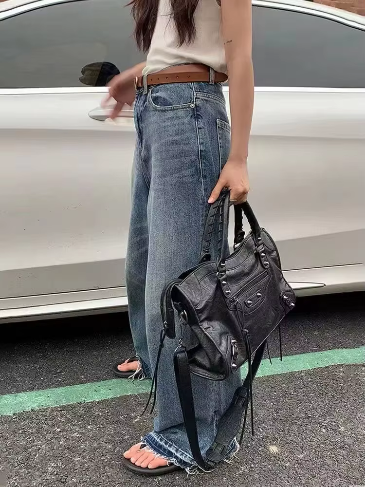 Sac à bandoulière tendance 2026 pour femme, style Y2K, en cuir PU, pour la ville, sac fourre-tout classique et mode urbaine