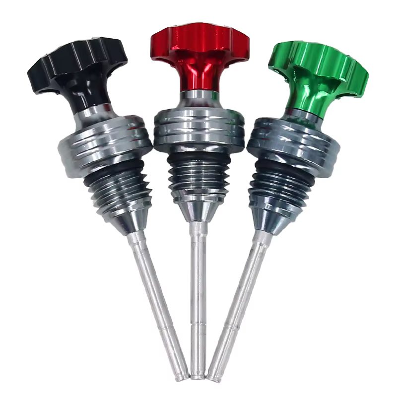 Bouchon de remplissage de jauge d'huile moteur de moto, jauge de niveau d'huile de carter pour dean 6, 110cc, 125cc, scooter RL, façades D343, vélo Go Kart