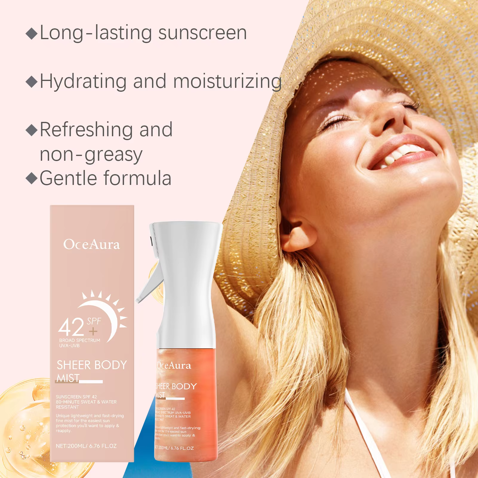 Spray de protection solaire pour le visage
