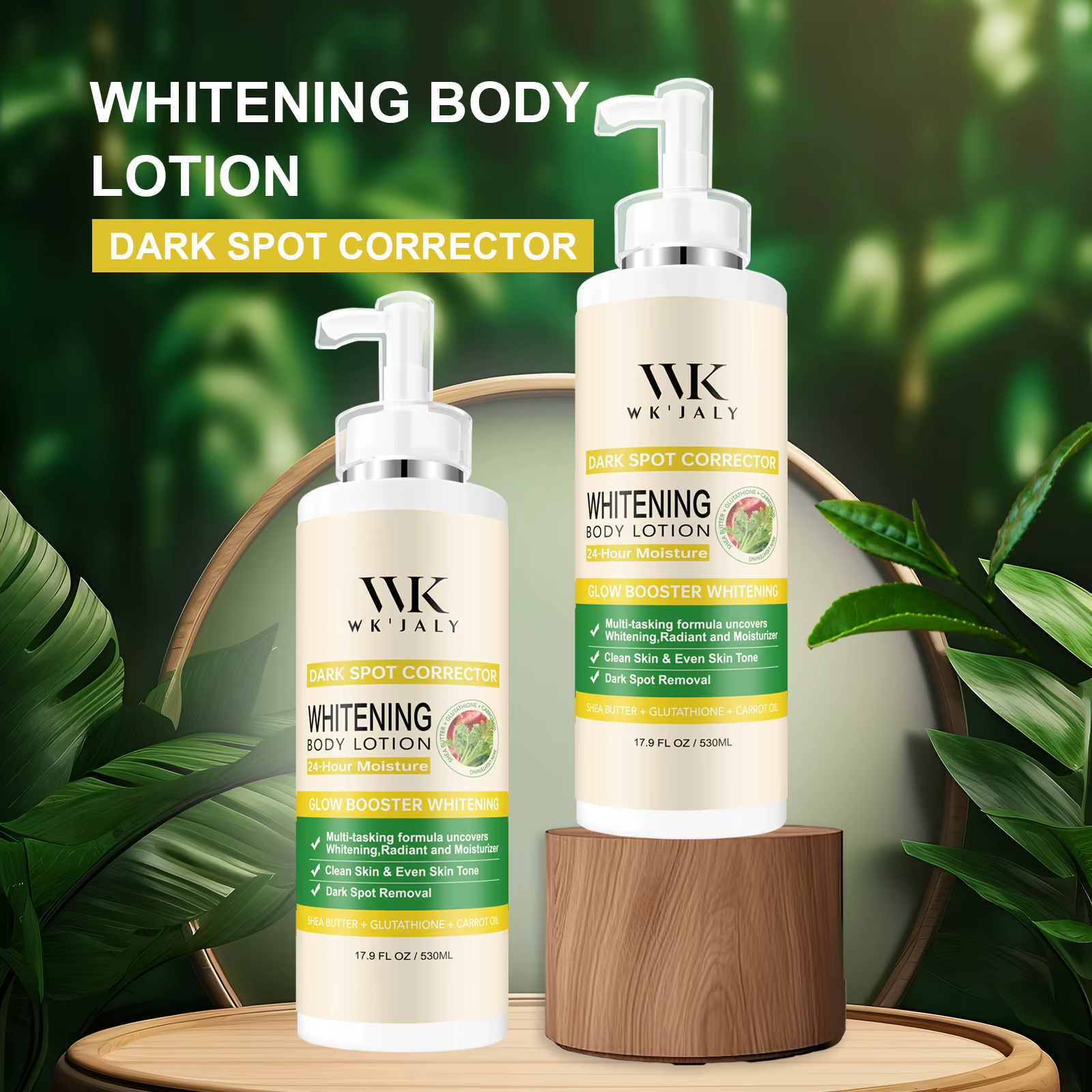 WK JALY Lotion pour le corps blanchissante Glow Booster