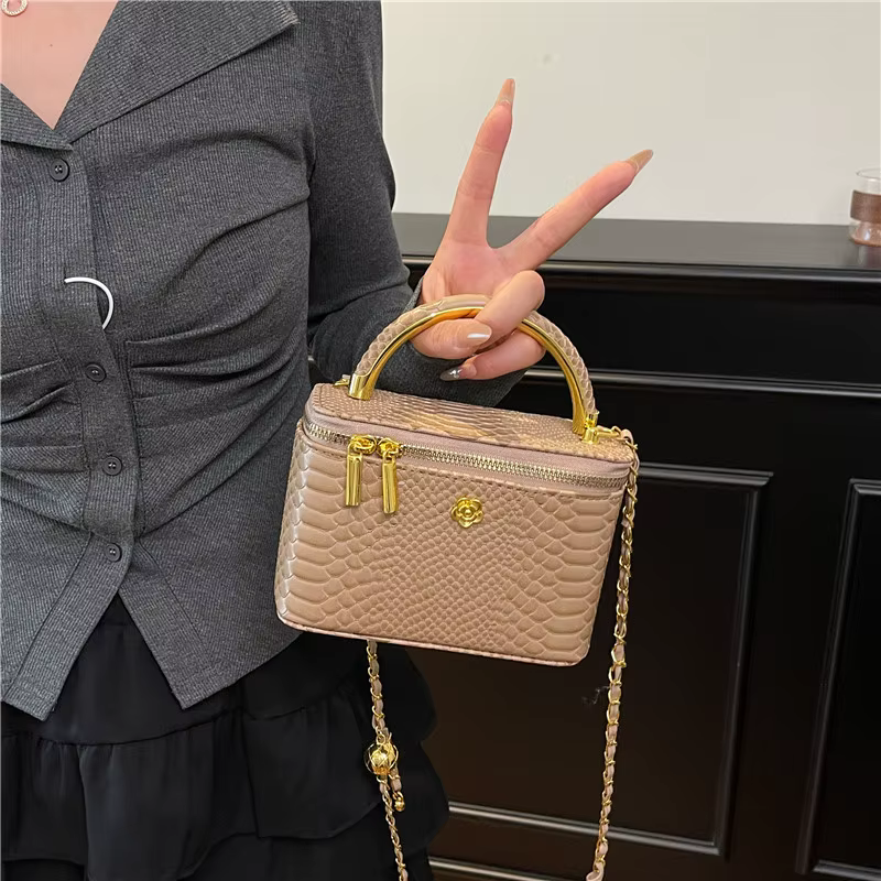 Mini sac à main bandoulière pour femme, élégant, style urbain simple, en PU, léger, sensation de luxe